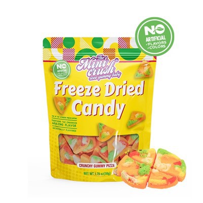 የደረቀ ክራንቺ ፒዛን (የተፈጥሮ ቀለም) እሰር