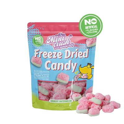 የደረቀ ክራንቺ ሐብሐብ (ተፈጥሯዊ ቀለም)